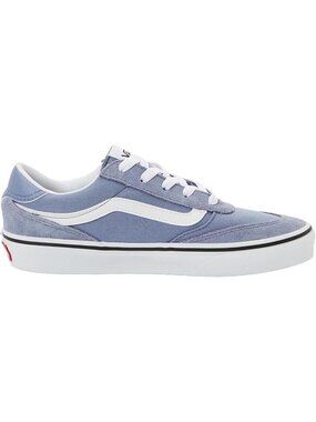 Women Suede/Canvas Glacial Slate Brooklyn Ls Shoe Textured Rubber Waffle Sneaker
